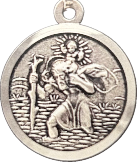 MEDAILLE ST. CHISTOPHORUS 925 Sterlingsilber
